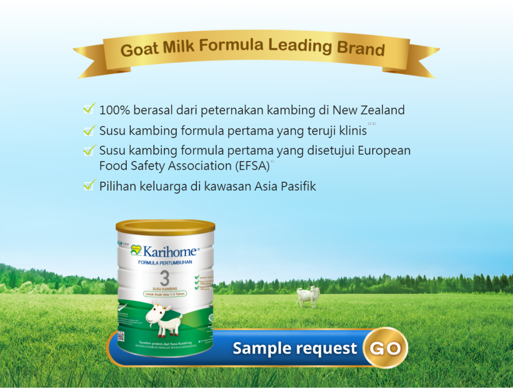 Susu formula kambing untuk anak-anak